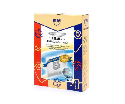 Akcesoria do odkurzaczy K&M FZ-BAG micro - Worki syntetyczne do odkurzaczy Zelmer 4 szt.